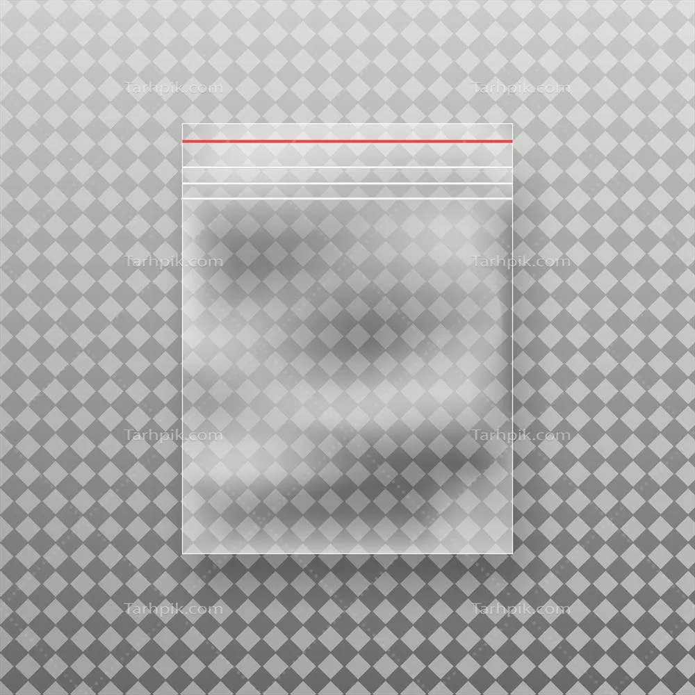 آیکون کیسه پلاستیکی با پسزمینه شفاف و واقعنگار - طراحی وکتور