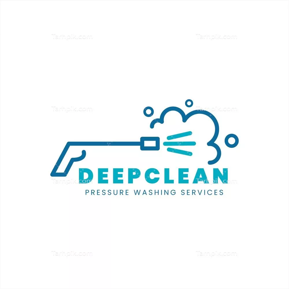 وکتور قالب لوگوی شستشوی فشار قوی برای طراحی حرفه‌ای و مدرن
