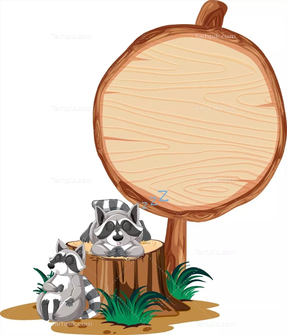 وکتور راگدون با بنر چوبی - نماد خلاقیت و جدیت در طراحی