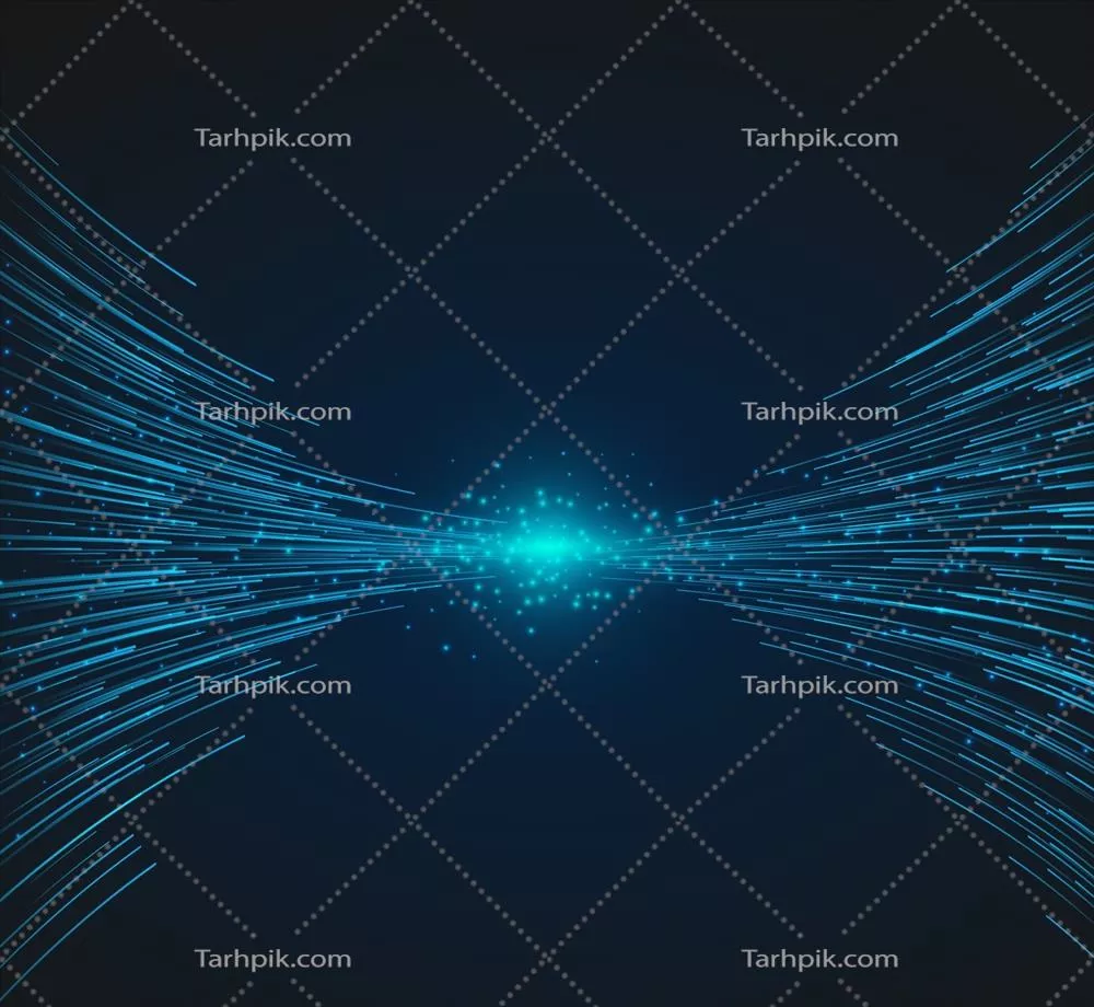 بکگراند وکتوری حرکت نور تابشی با الگوهای زیبا و منحصر به فرد