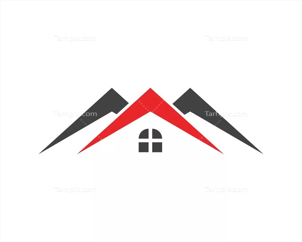 وکتور طراحی لوگوی املاک و مستغلات و ساخت و ساز برای کسب و کار و برند سازمانی