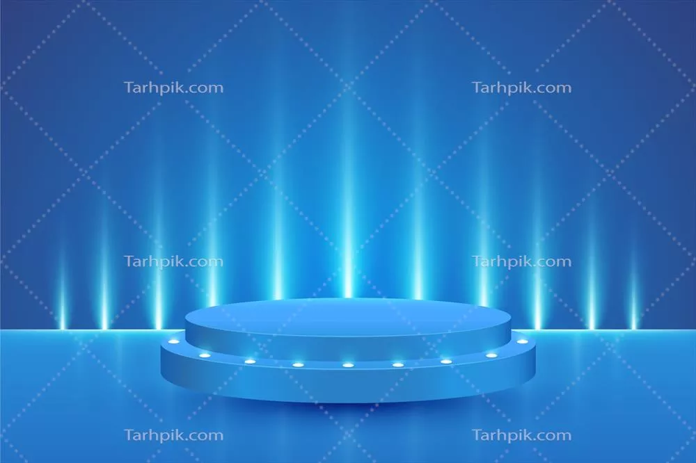 پسزمینه وکتوری سهبعدی واقعی از پایگاه یا سکو با طراحی مدرن