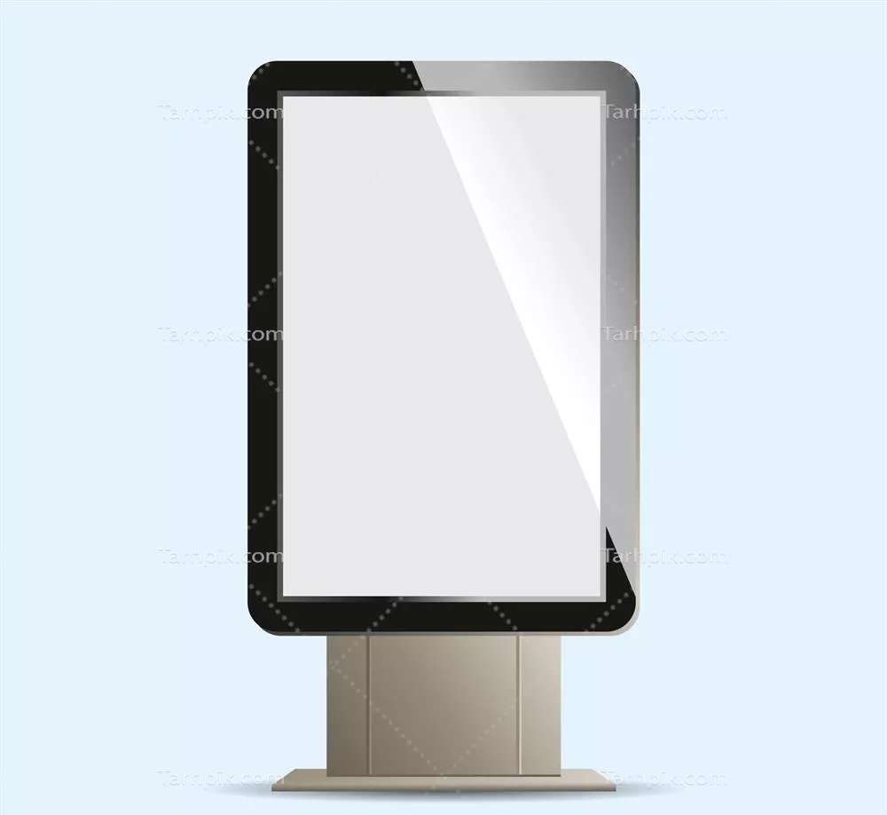 پسزمینه بیلورد واقعی با کیفیت و طراحی وکتور برای تبلیغات