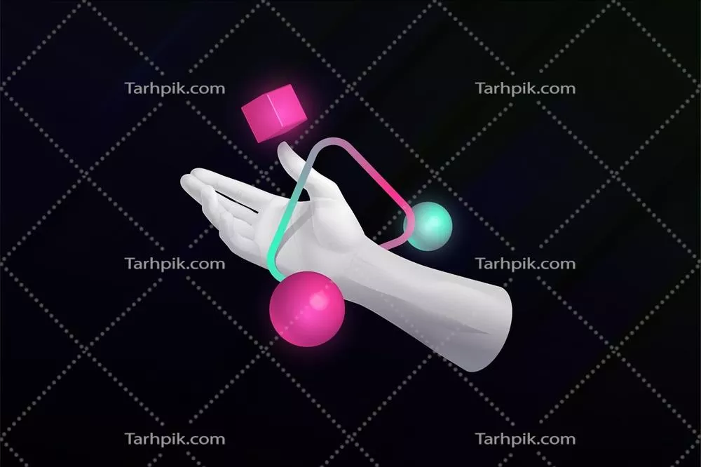 پسزمینه سیاه واقعگرایانه با عناصر واقعگرایانه و وکتورهای زیبا