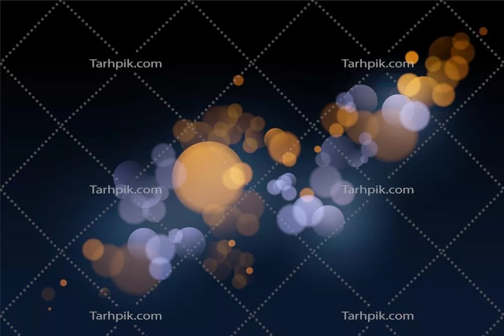 پس‌زمینه بوکه واقع‌گرایانه و باکیفیت وکتور در طراحی گرافیک