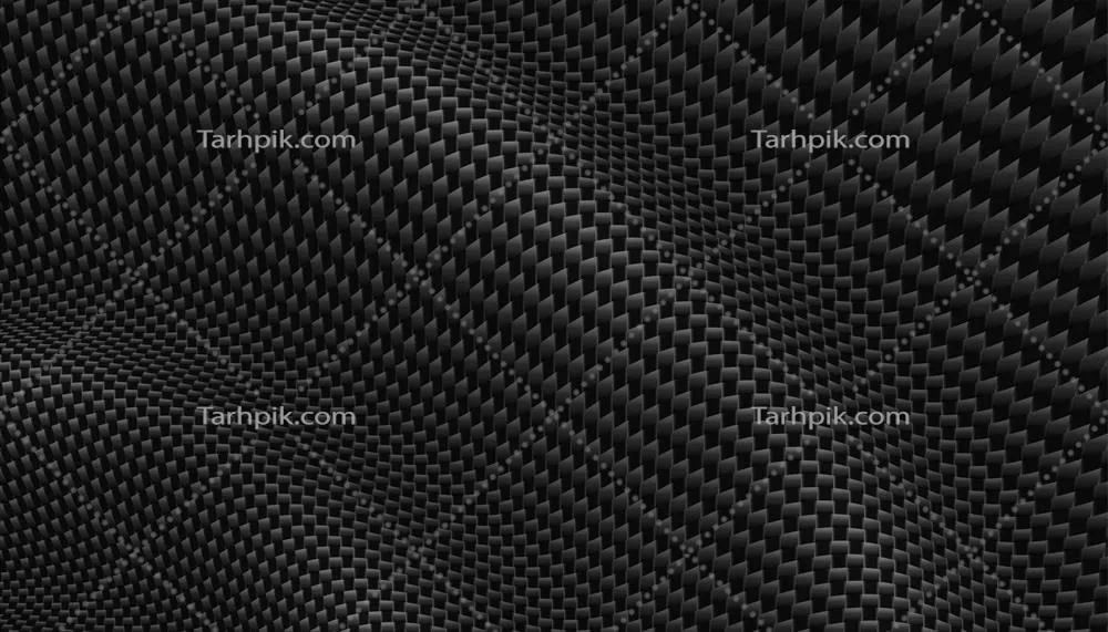 پس‌زمینه وکتوری سه‌بعدی با بافت واقعی از فیبر کربنی