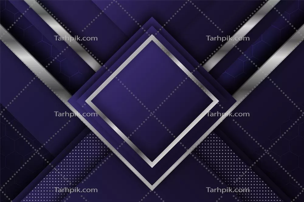 پسزمینه کادر هندسی واقعگرا و شیک با طراحی وکتور