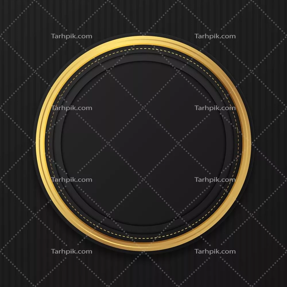 الگوی وکتور قاب طلایی واقعگرایانه برای طراحیهای خلاقانه