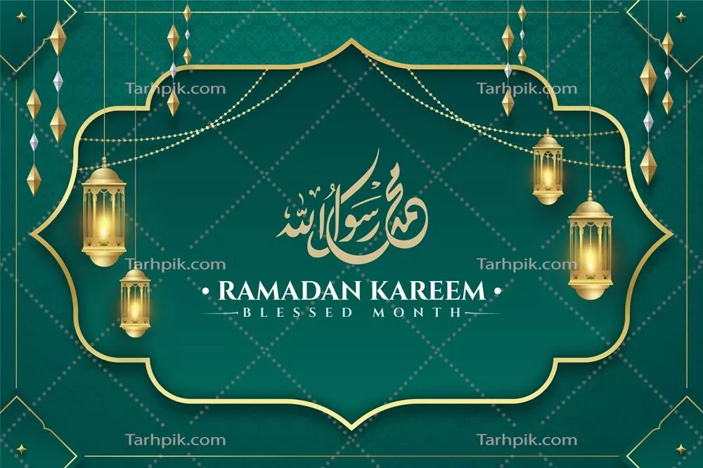 زمینه وکتوری واقعیات رمضان با جزئیات خیره‌کننده و طراحی منحصر به فرد