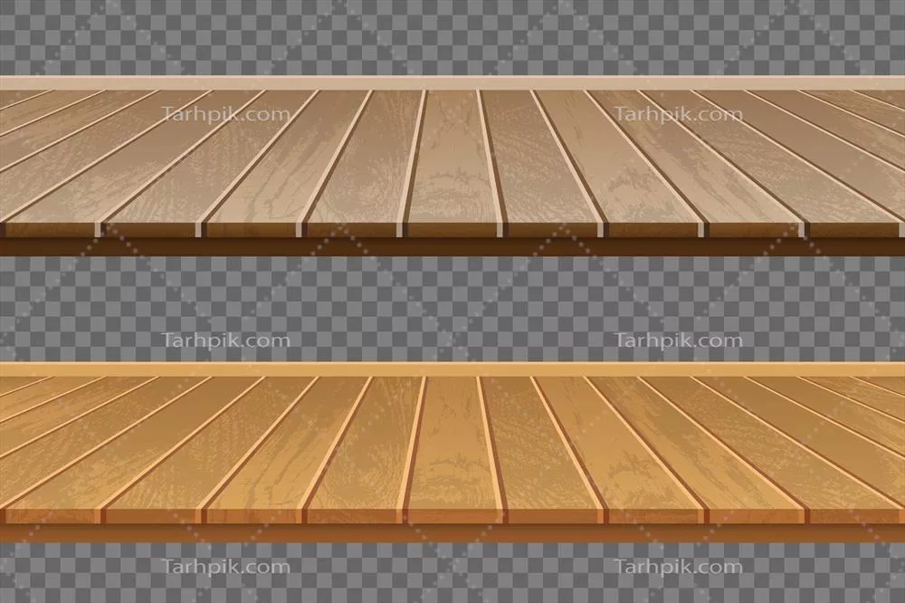 وکتور کفپوش چوبی واقعی با پسزمینه شطرنجی زیبا و جذاب