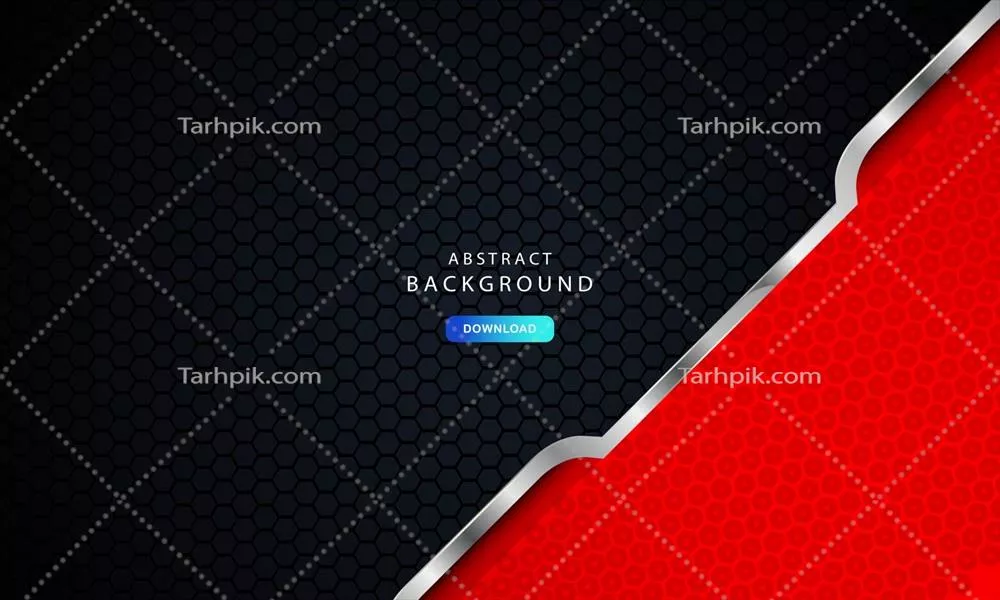 وکتور چارچوب مدرن انتزاعی قرمز با اثر نقرهای در طراحی شرکتی