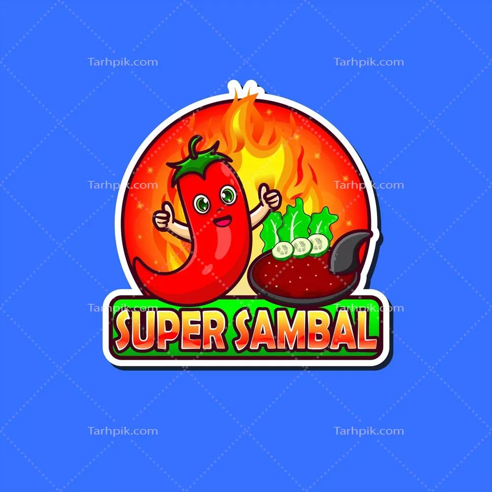 وکتور مسکوت فکی و نمادین فلفل قرمز و سس برای طراحیهای زیبا و جذاب