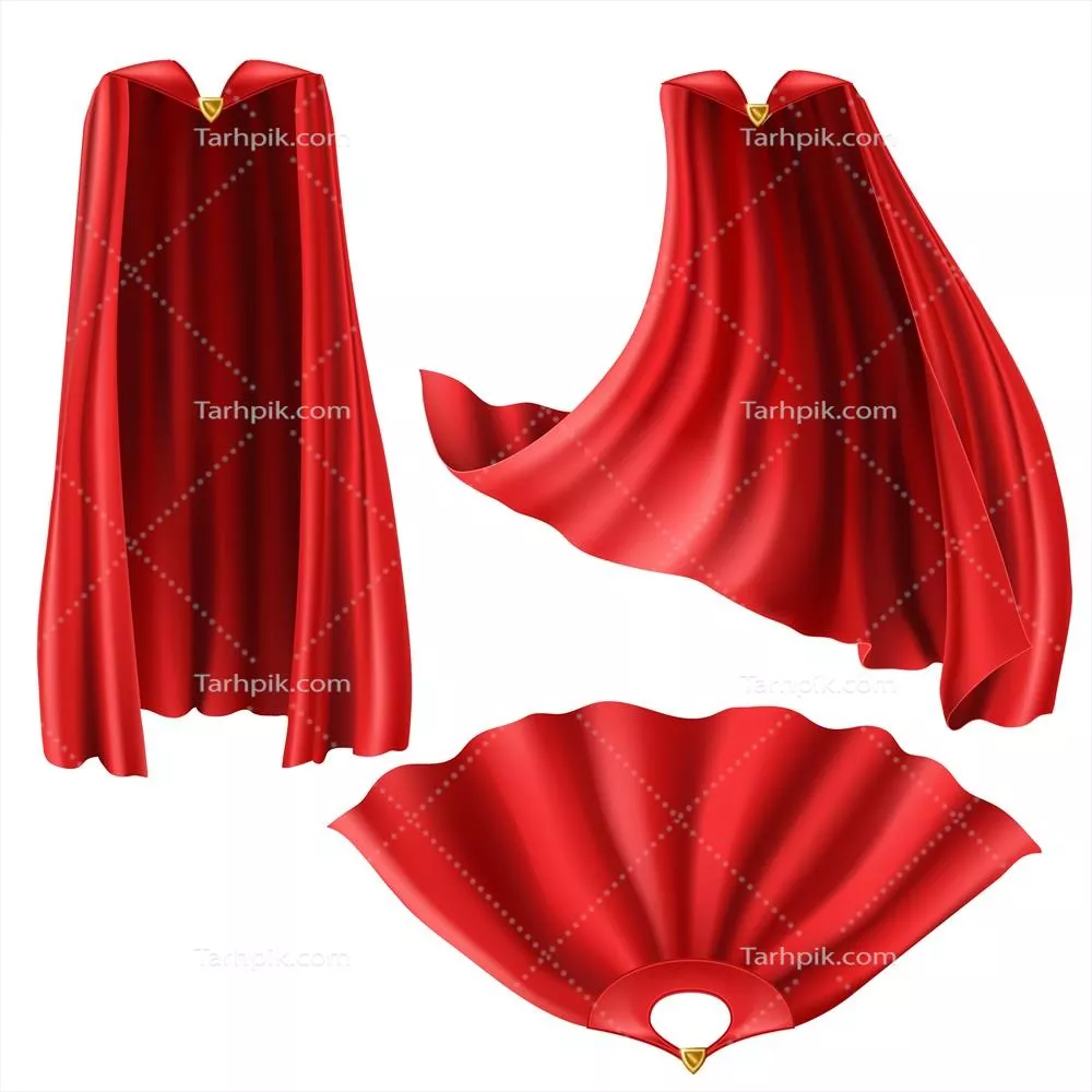 کلاهخودهای ابرقهرمانی قرمز و جذاب به همراه وکتورهای متنوع