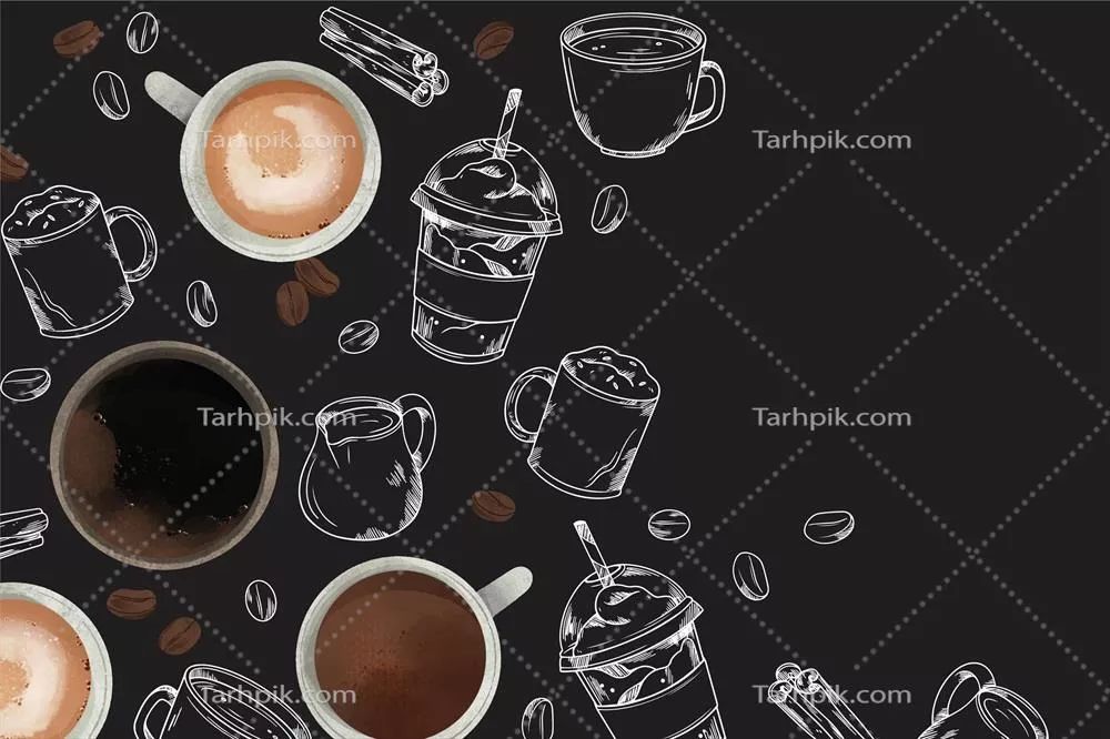 دیواری تزئینی رستوران: طراحی‌ها و الگوهای ویژه با کیفیت وکتور