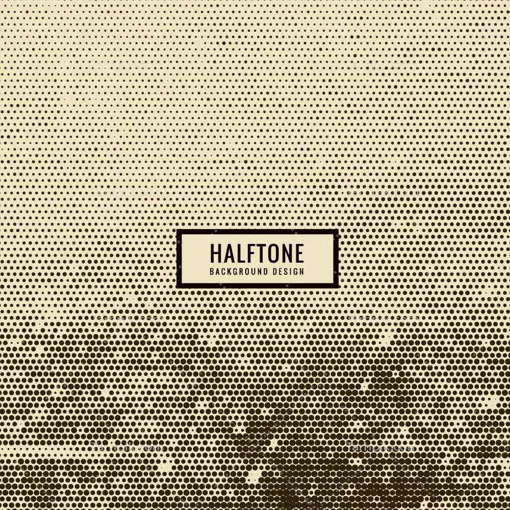 بکگراند وکتور هافتون رتو؛ طراحی خاص و زیبا با استفاده از تکنیکهای قدیمی