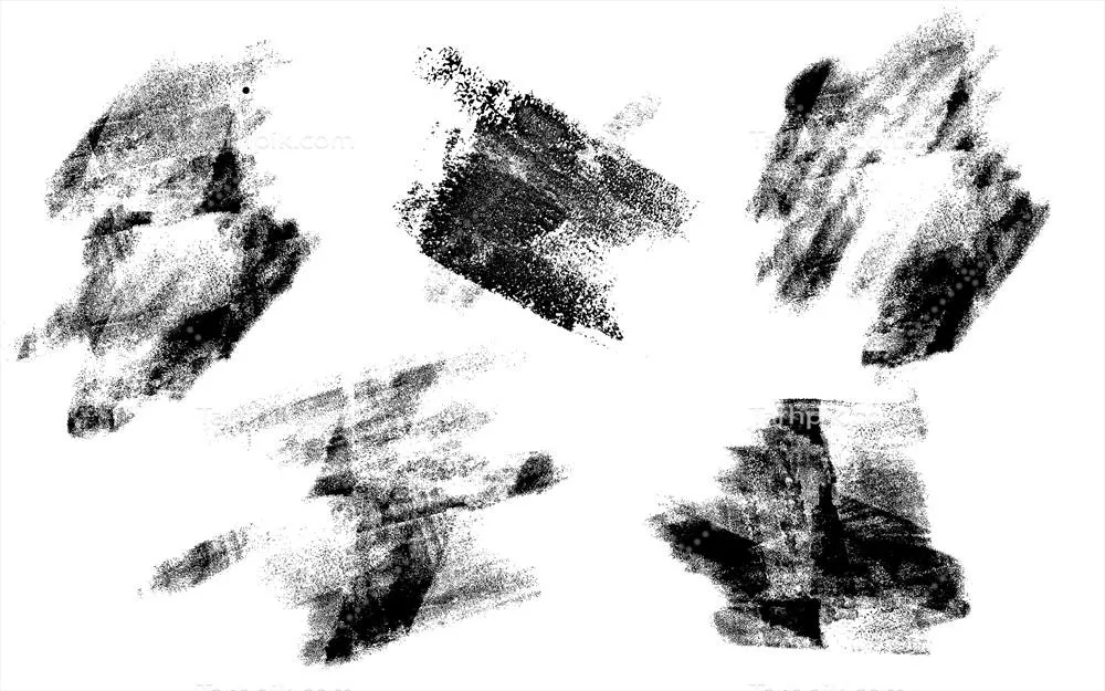 طراحی وکتور از حرکات قلم نقاشی اکریلیک گردیده با خطوط اسکرایب