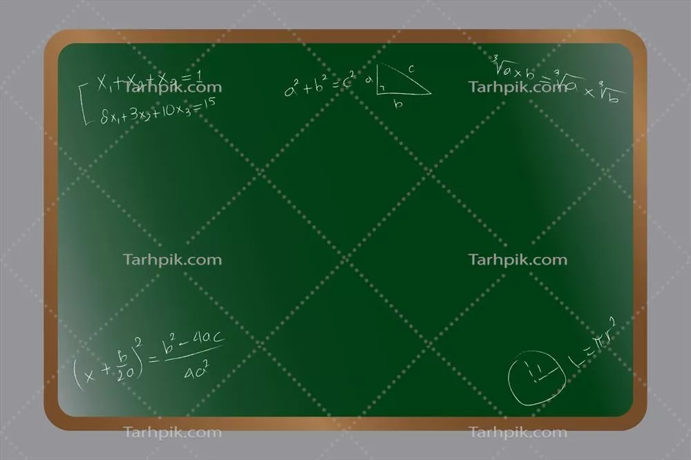 وکتور تصویر برداری از تخته سیاه مدرسه برای بازگشت به مدرسه