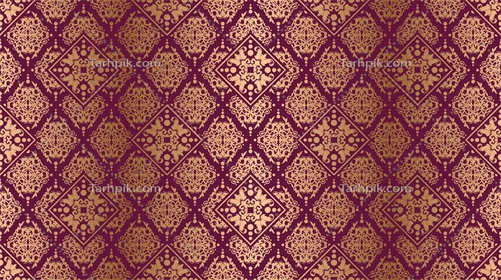 وکتور الگوی وینتیج هندسی طلایی بیدرز برای طراحیهای شیک و مدرن