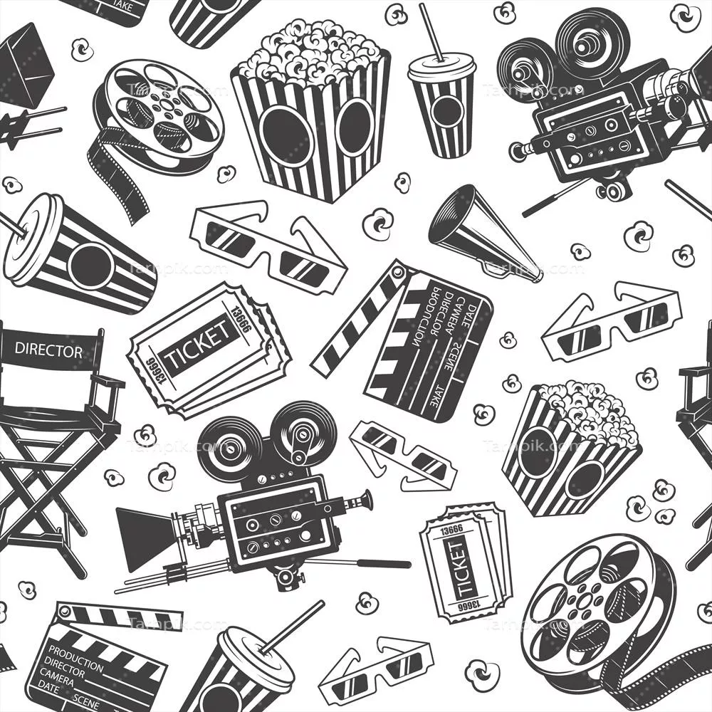 الگوی بینقص با عناصر سینمایی و وکتوری متنوع و جذاب