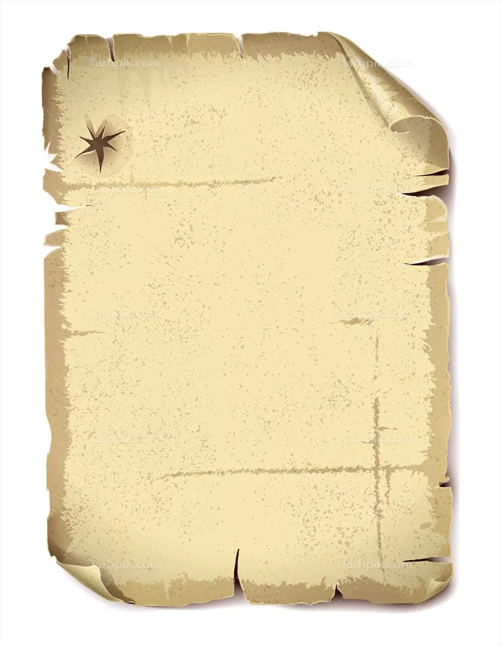 کاغذ قدیمی با طراحی وکتوری جهت جدا کردن صفحات