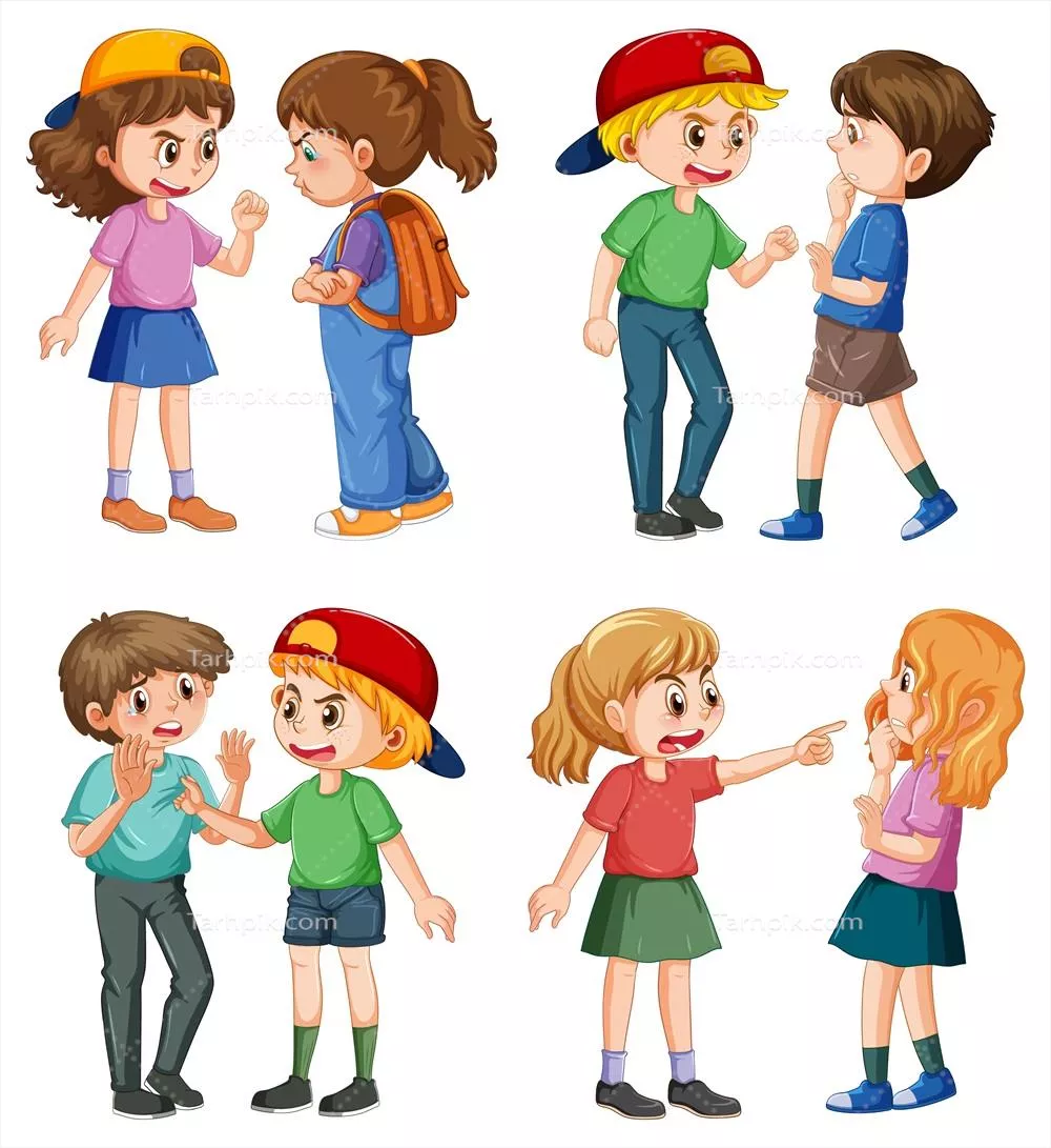 مجموعه شخصیت های کارتونی کودکانه با طراحی وکتوری برای برترسازی نابهنجاری ها