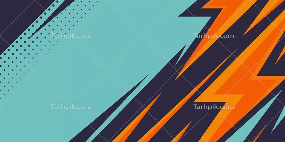 وکتور پسزمینه انتزاعی با شکل نور تند و رعدآسا برای طراحیهای مدرن