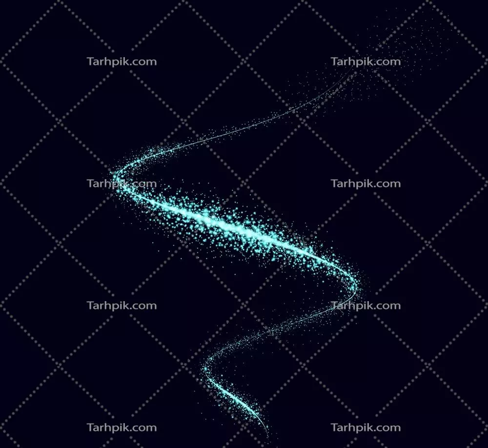 ویژگی‌های واقعی و شگفت‌انگیز ذرات براق در قالب اسپیرال وکتور