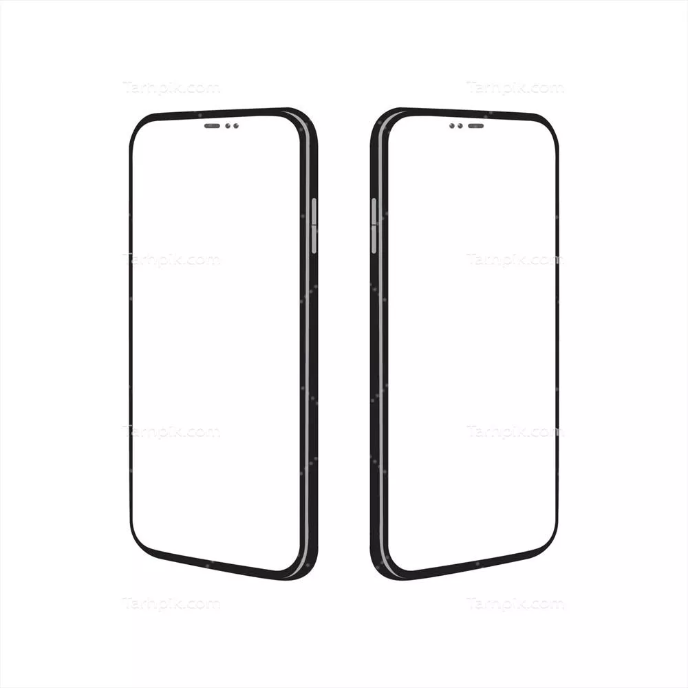 ماکت هوشمند گوشی موبایل - تصویر وکتور با کیفیت بالا