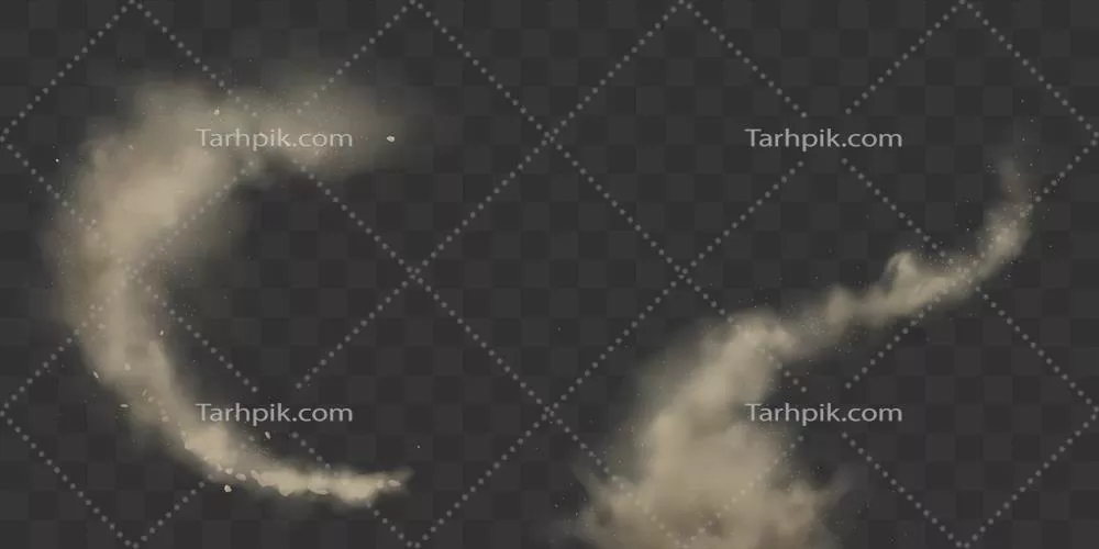 مجموعه وکتوری ردپای دود با طراحی‌های منحصر به فرد و زیبا