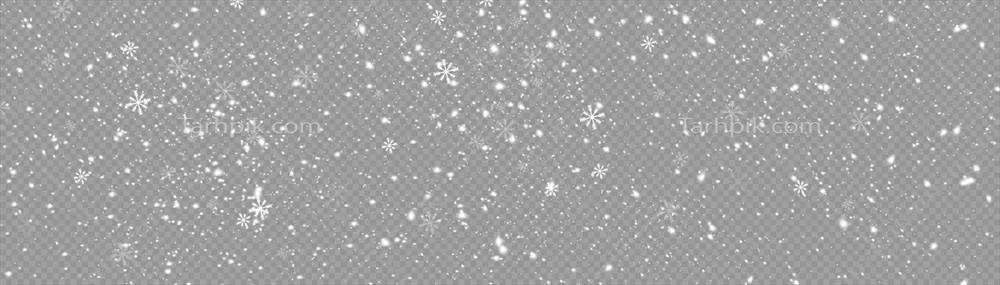 طرح وکتور برف و باد با برف سنگین و تکه های برف متنوع