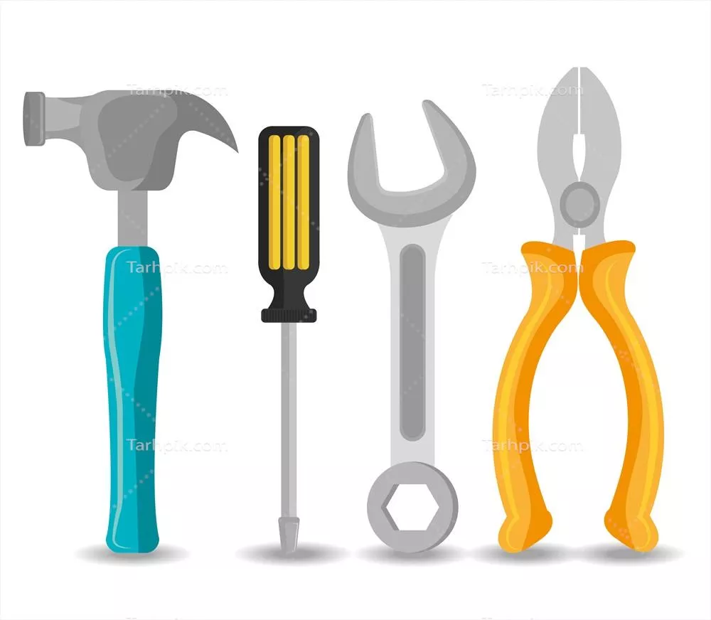 مجموعه ابزارهای وکتور سفید: طراحی و گرافیک دیجیتال