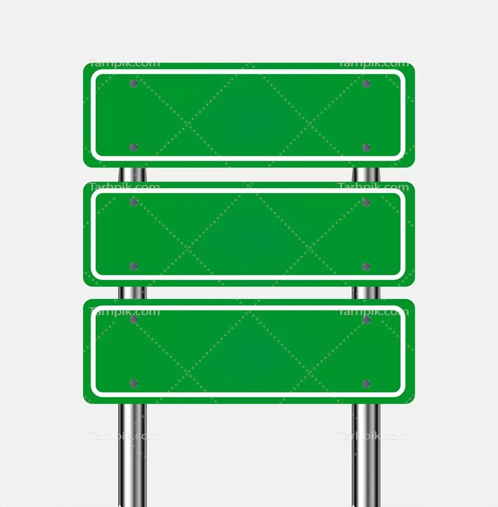 وکتور مشخصات تابلوهای راهنمایی و رانندگی: طراحی پنلهای تبلیغاتی و نمونهسازی