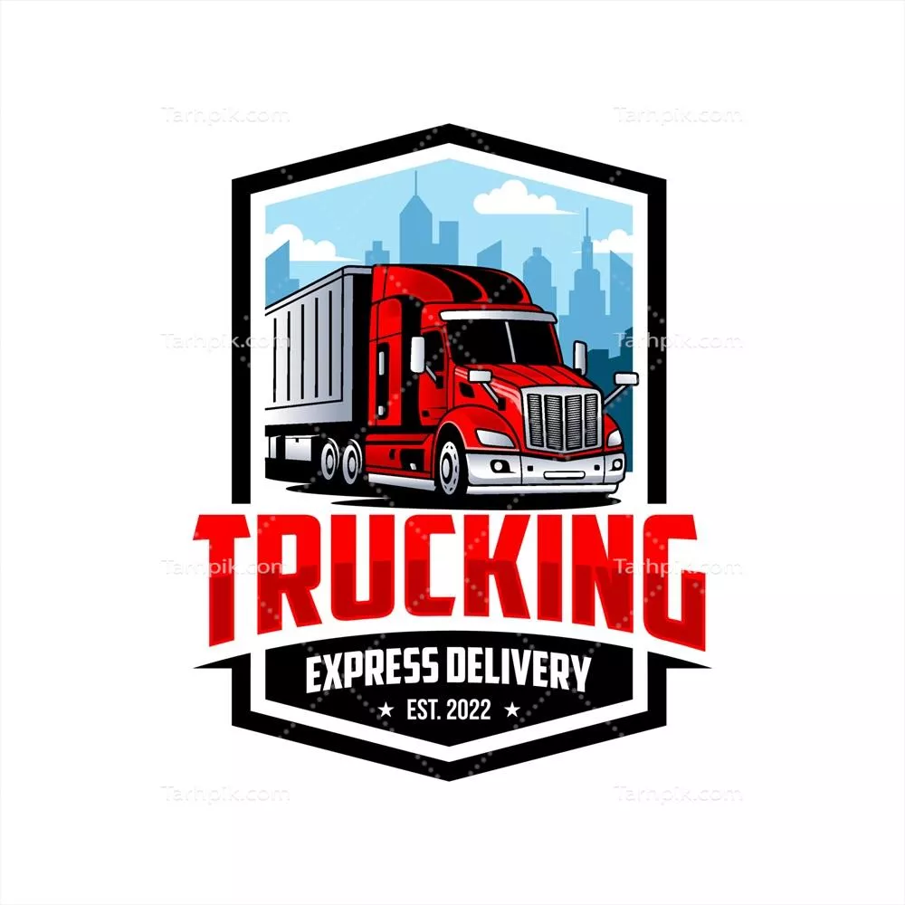 وکتور الگوی لوگوی کامیون: لوگویی بی نظیر برای کسب و کارهای مرتبط