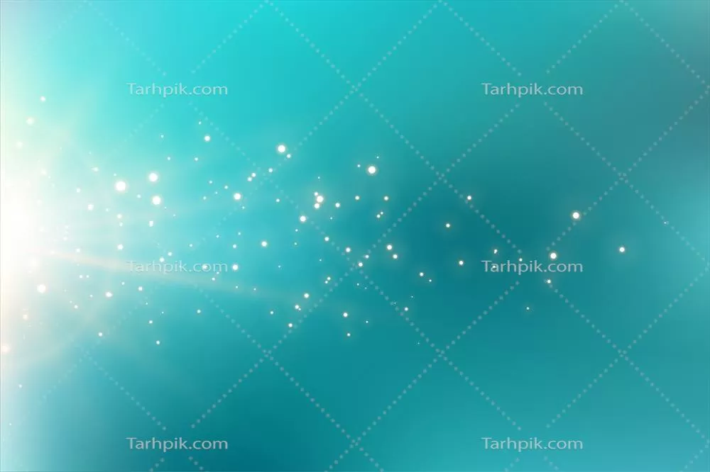 اثر وکتور رنگ فیروزهای با جلوه نور درخشان و فلاش