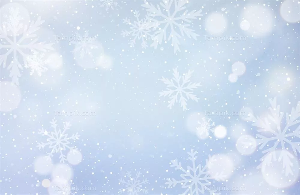 زمینه نامشخص زمستانی با برفکهای وکتور، ایده آل برای طراحیهای فصل سرما