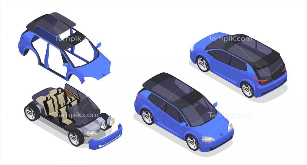 روند تولید و ساخت خودرو با طراحی وکتور در صنعت خودروسازی