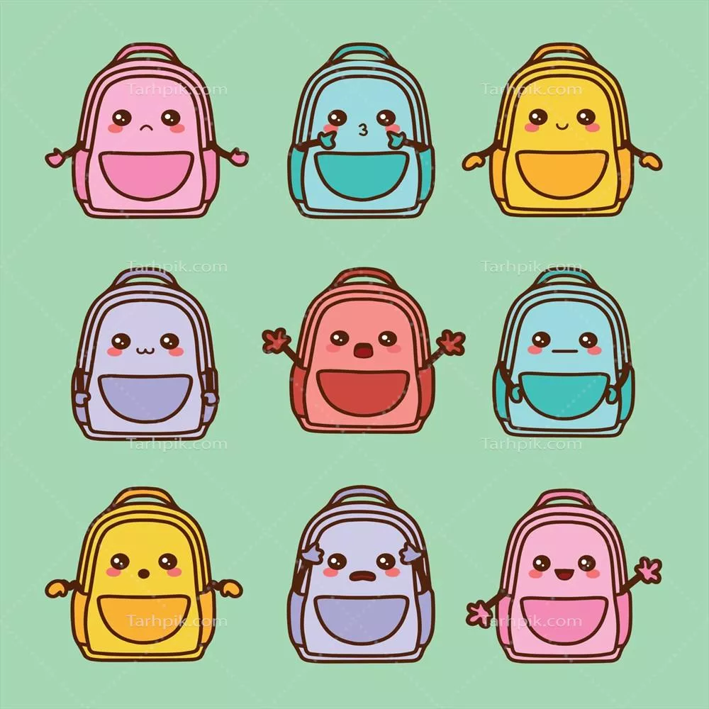 وکتور ست کیفهای کلاوی با طراحی های دلپذیر و جذاب برای سبک زندگی شما