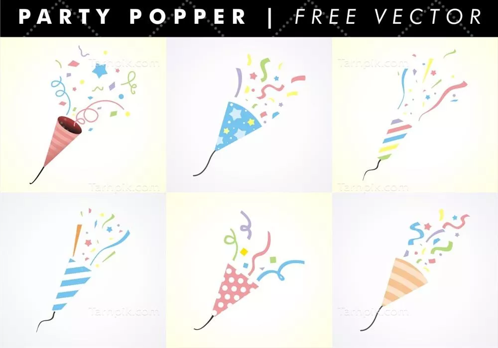 مجموعه وکتورهای انفجار جشن برای طراحی های جشنواره، امید است که از آنها استفاده کنید و لذت ببرید