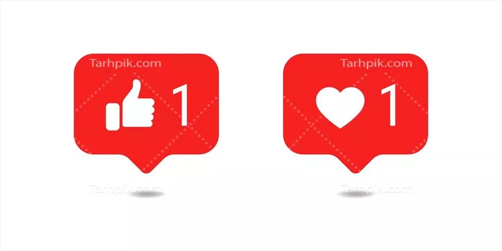 وکتور آیکن حباب گفت و گو در شبکه‌های اجتماعی و قلب برای تعامل