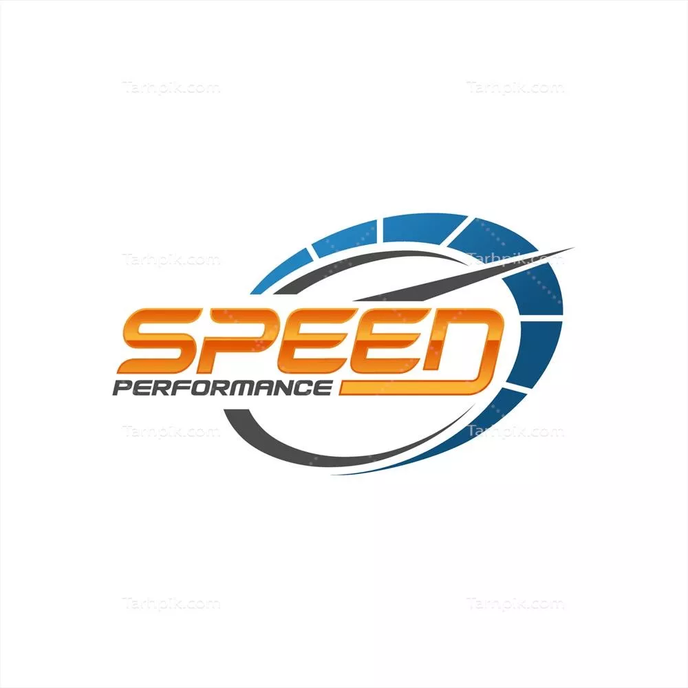 طراحی لوگو با موضوع سرعت به صورت وکتور و تصویرسازی شده