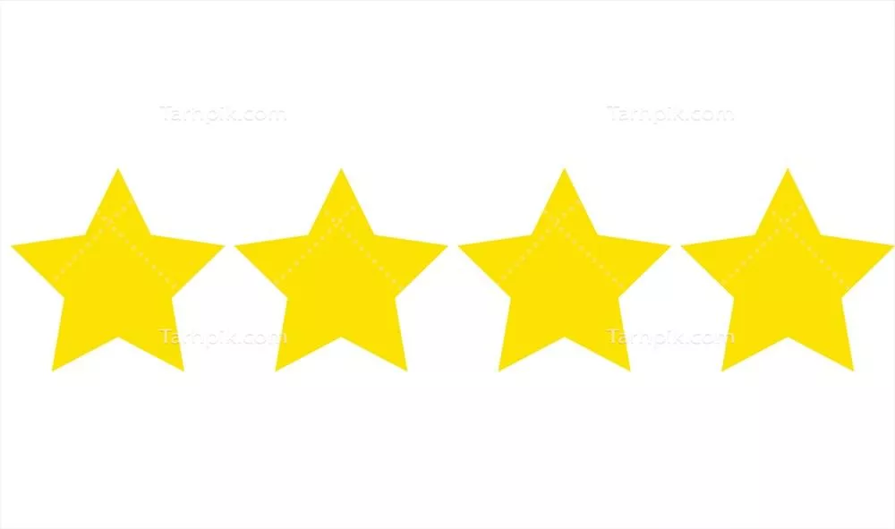 وکتور سیستم امتیازدهی با ستارههای سیاه و نقد و بررسی کاربران