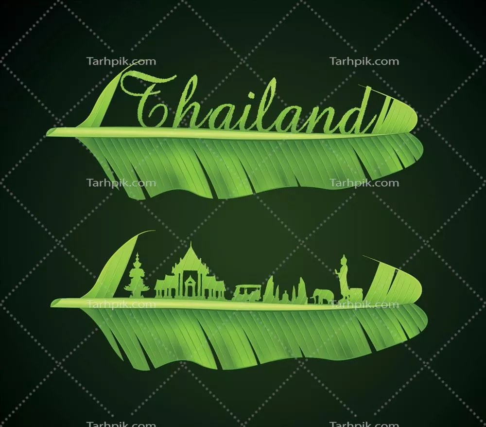طرح وکتور پسزمینه از زیباییهای تایلند: جزایر، معابد و فرهنگ