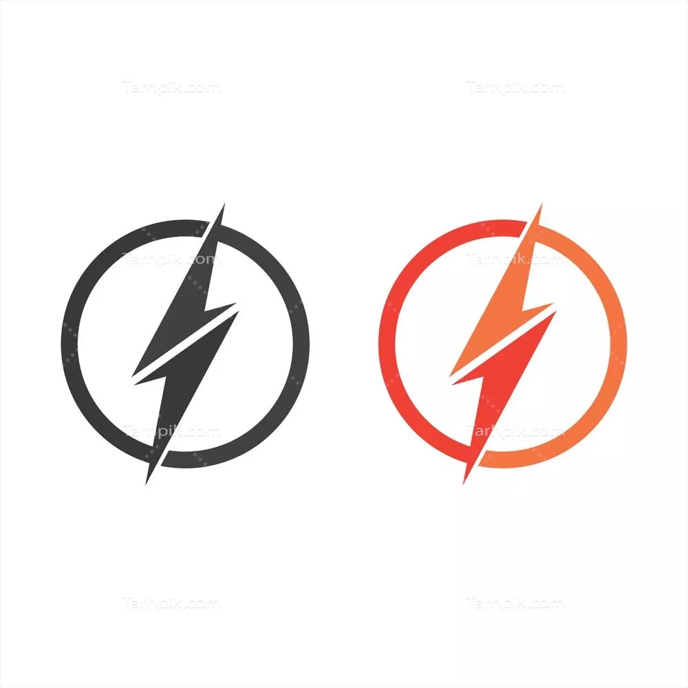 وکتور قدرت و ویژگی های فلش OGO و تندر بولت و نمادهای آنها