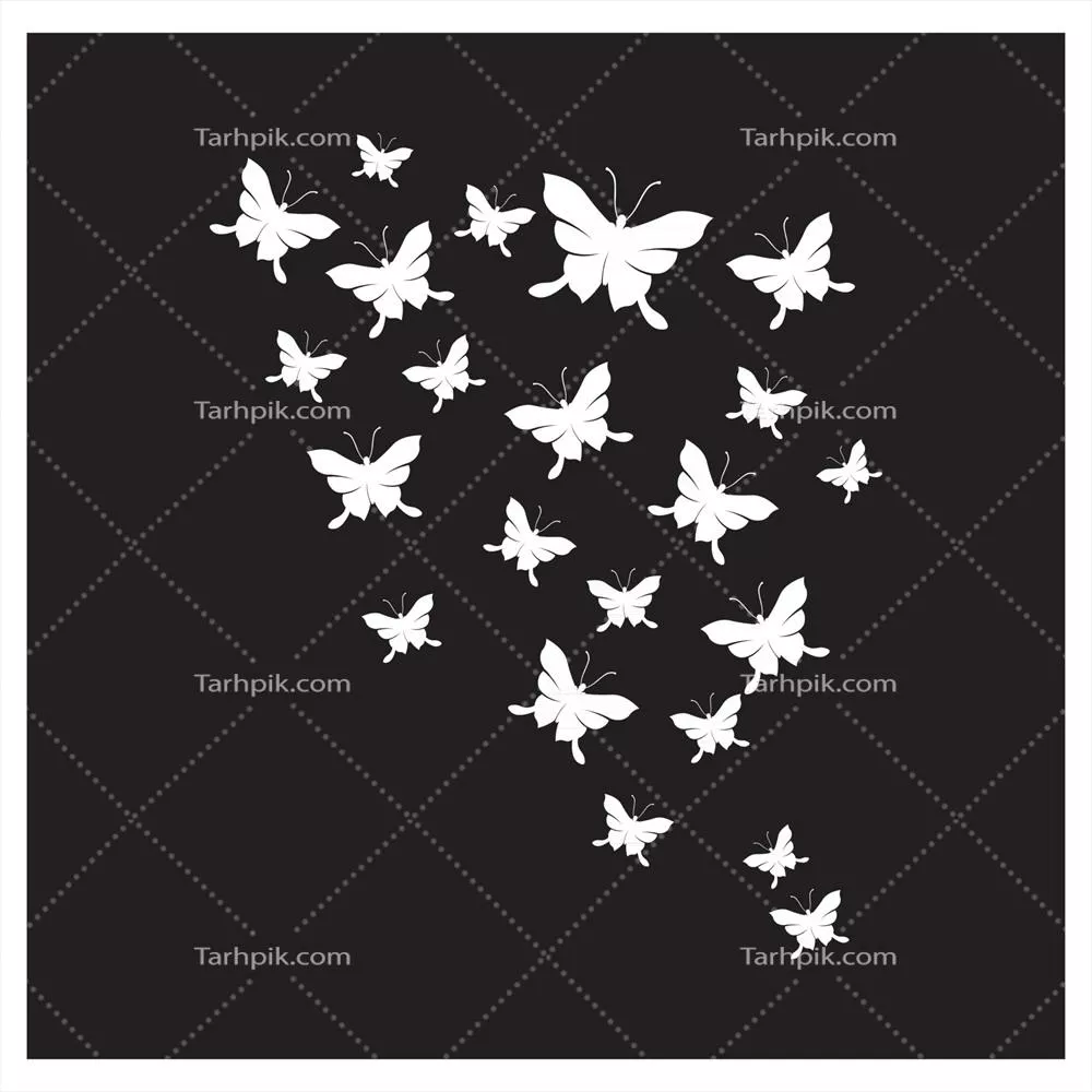 آیکون لوگوی ساده و رنگارنگ پروانه به صورت وکتور با مفهوم خاص