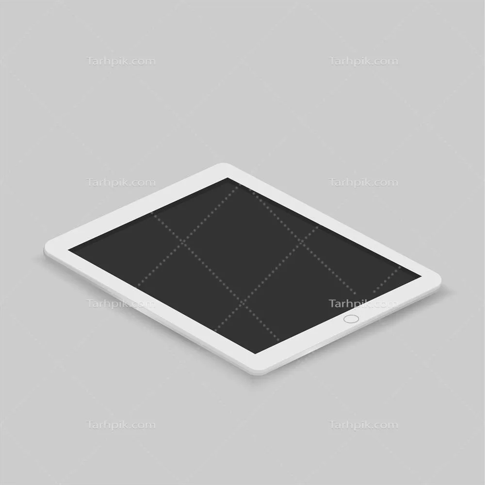 آیکون وکتور تبلت دیجیتال - طراحی وکتور با کیفیت بالا