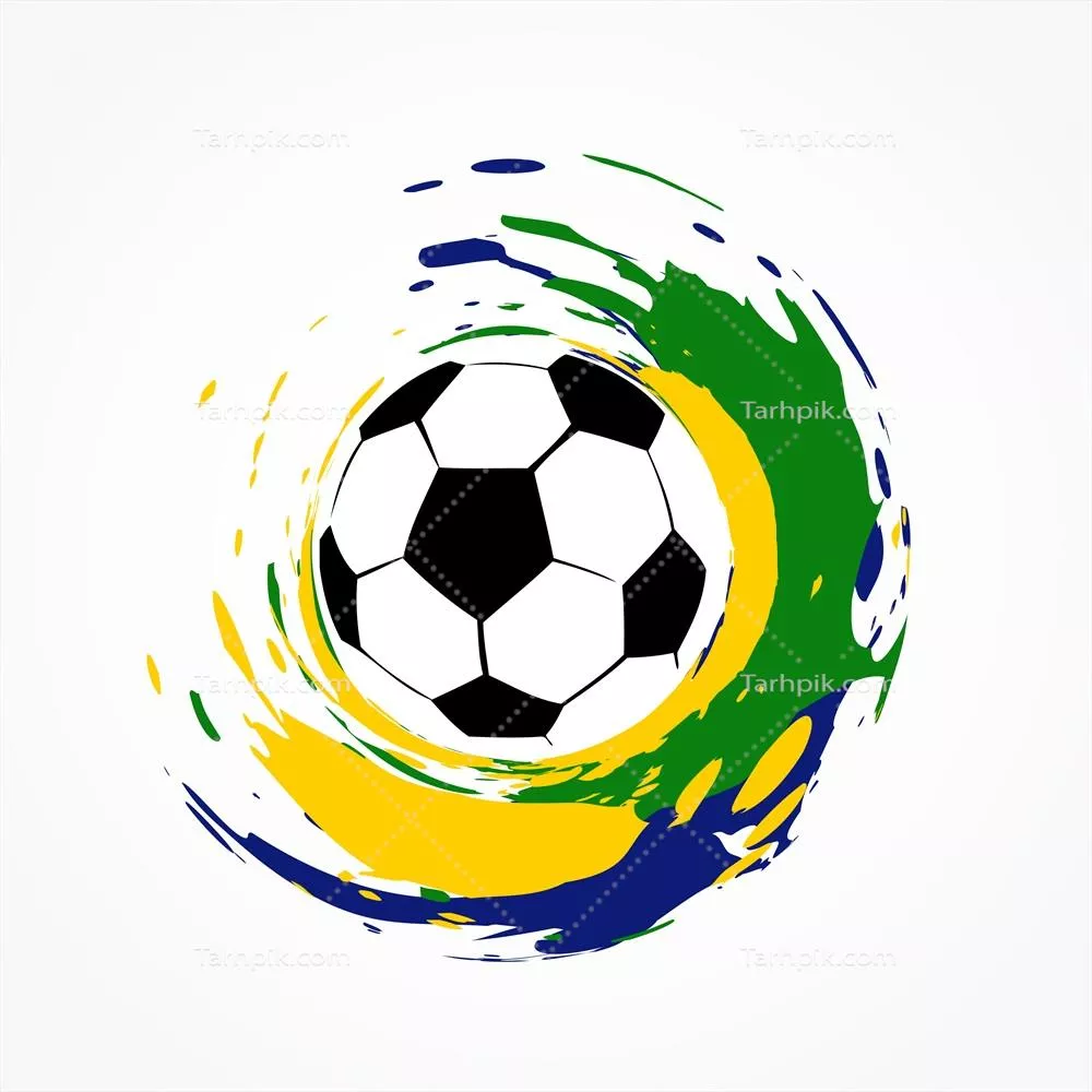 طراحی پسزمینه بازی فوتبال با استفاده از وکتورهای هنری