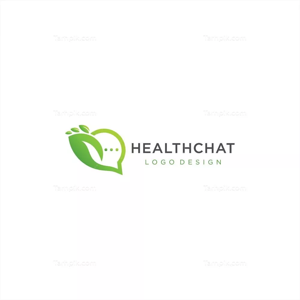 وکتور طراحی لوگوی مدرن و با شکوه از مفهوم سلامت طبیعی و ارگانیک