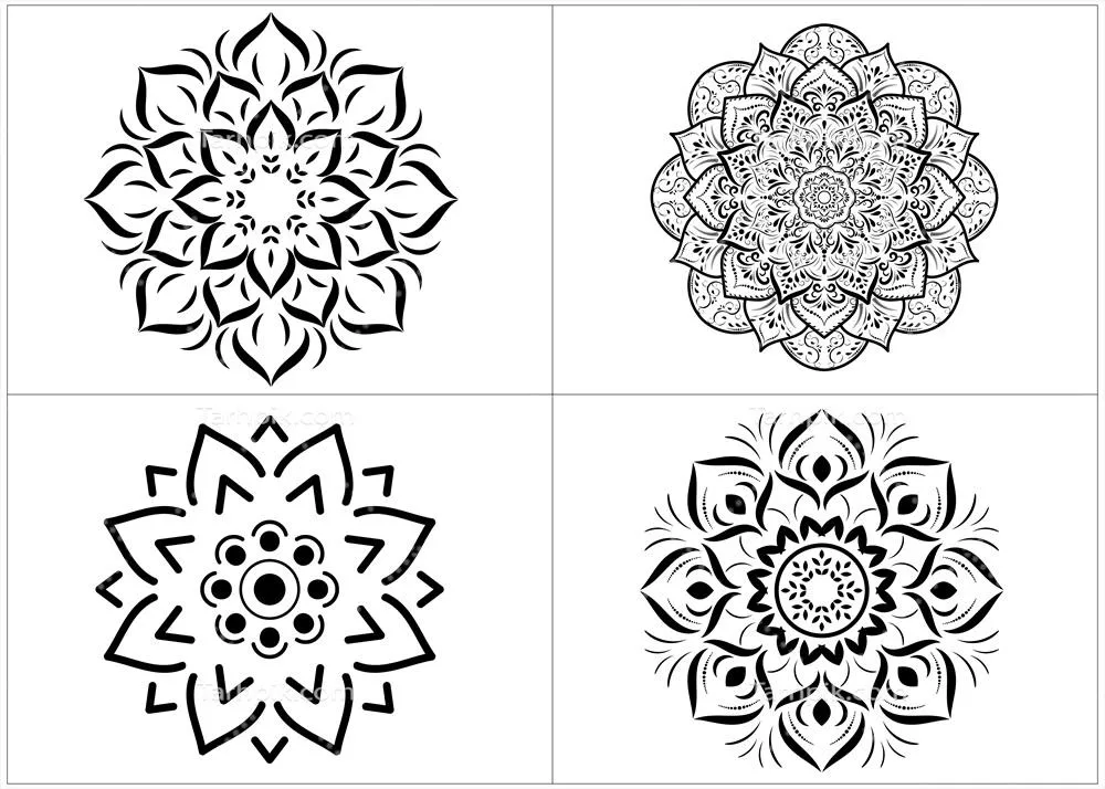 مجموعه وکتور منوراهای تک رنگ با طراحی ساده و زیبا