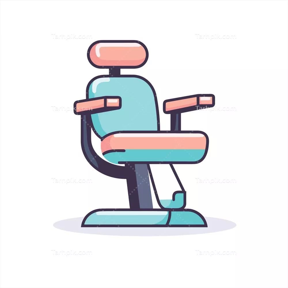 مدل وکتوری از صندلی راحت با پشتیبانی ویژه و جا پایی یکپارچه