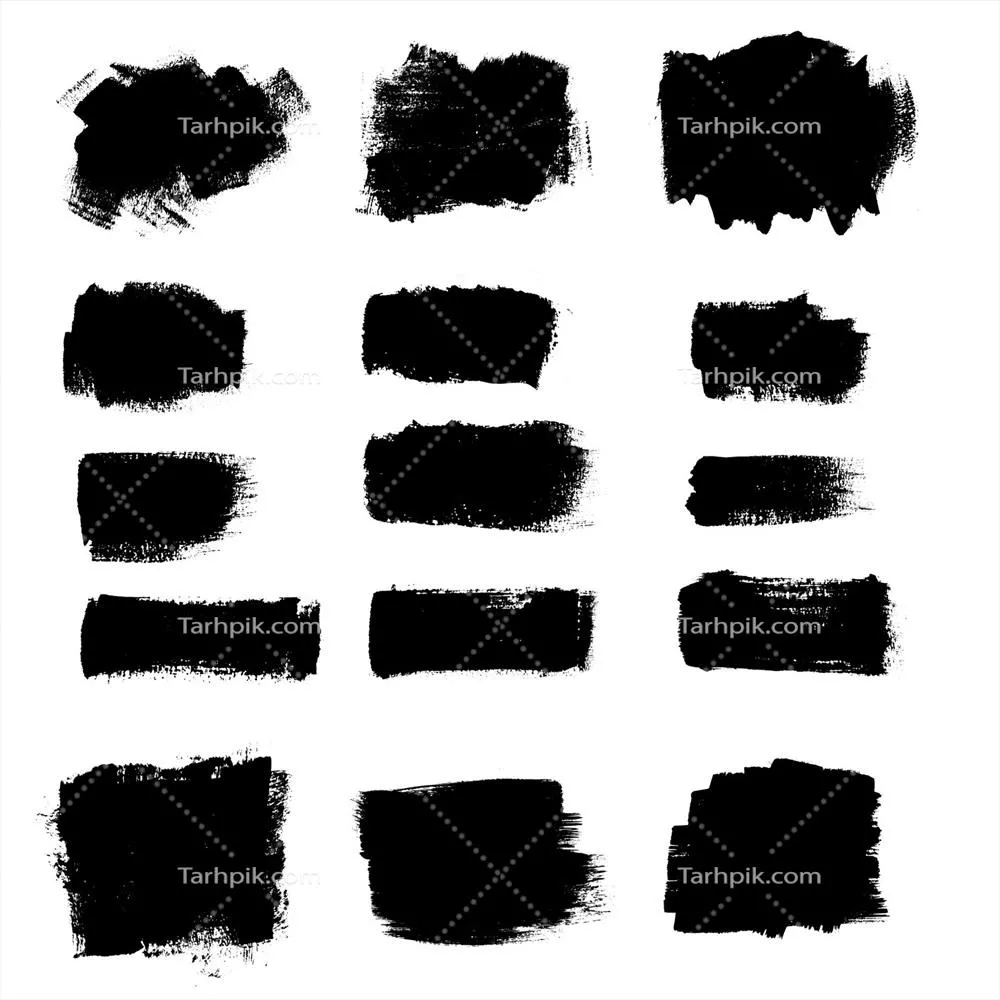 طراحی هنری با قلمموی وکتور و نوار گرانج | ابزار نقاشی خلاقانه